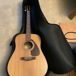 Yamaha SCF04 Acoustic Guitar And New Padded Case