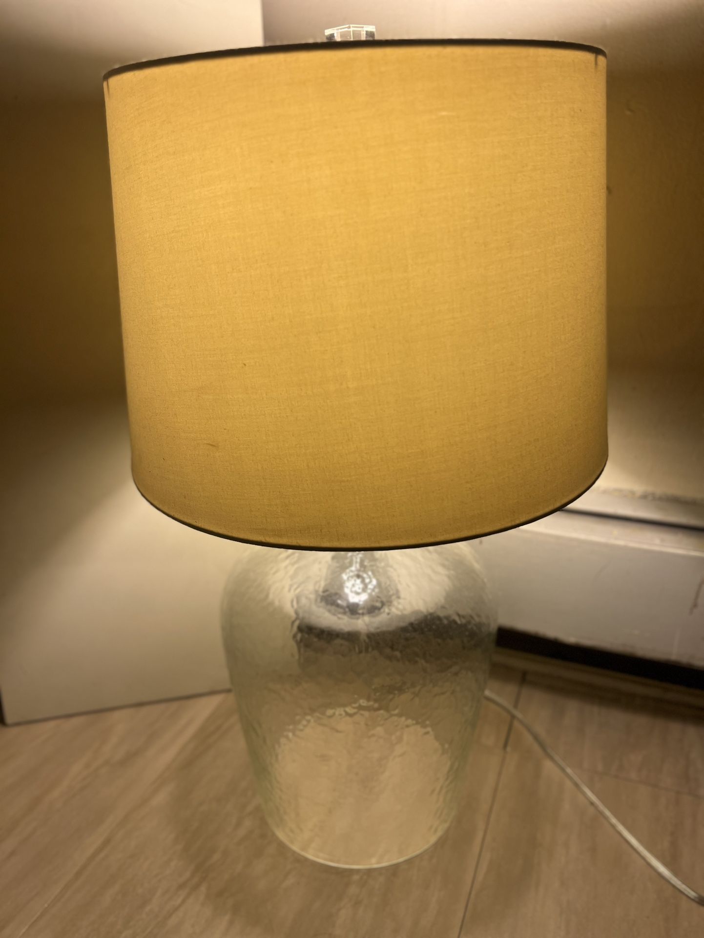 Table glass Lamp For Sale