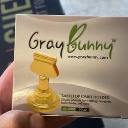 Table top table number holder