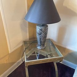 Living Room Tables , Shelf, And Lamps