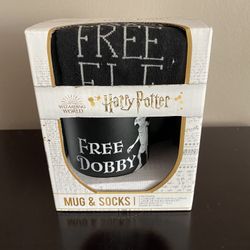 Harry Potter Free Dobby Mug And Socks Set