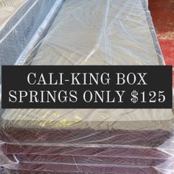 Cali-King Box Springs ONLY 
