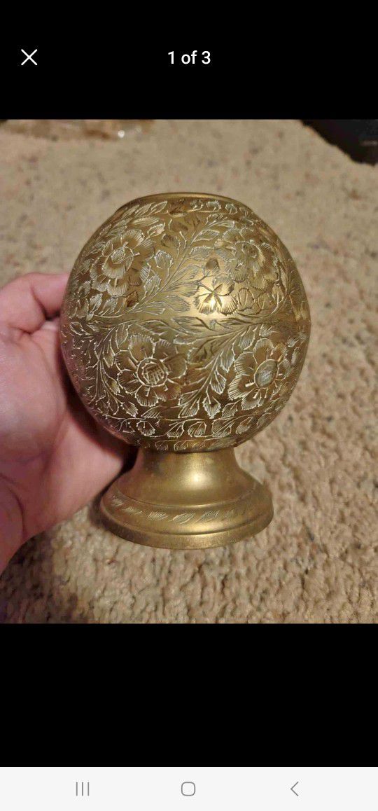 Vintage Brass Cup/goblet/spitton 
