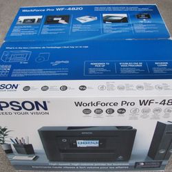 Printer by Epson Brand New in Box🖨️WorkForce Pro WF-4820 Wireless InkJet Color All-in-One Printer Scan Copy,Fax‼️