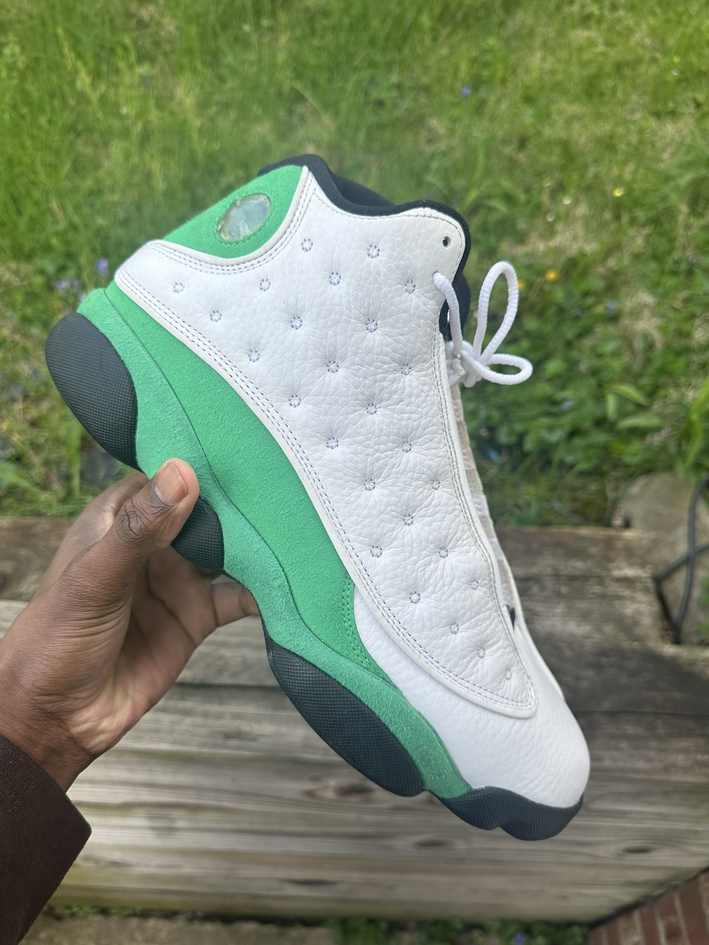 Size 10.5 - Jordan 13 Retro Lucky Green 2020 DB6537-113