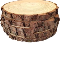 Round Wood Decoration 