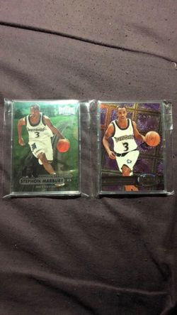 1997 Stephon Marbury Metal Universe & Championship cards