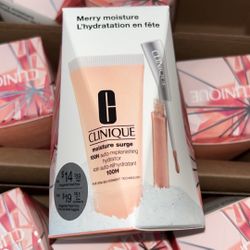 Clinique Merry Moisture Surge Hydrator & Pop Plush Creamy Lip Gloss