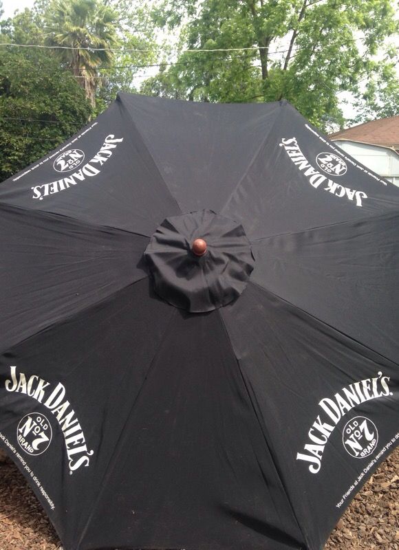 Black Jack Daniels patio umbrella