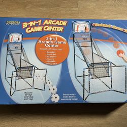 New 3 in 1 Game Center For Kids 