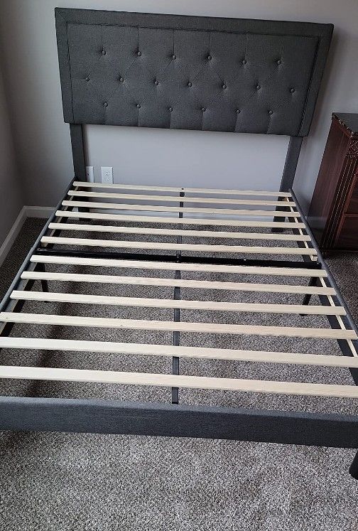 Grey Queen Bed Brand New