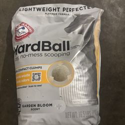 ARM & HAMMER Hardball Lightweight Platinum Multi-Cat Clumping Cat Litter Odor Control, Easy No-Mess Scooping, Garden Bloom Scent, 16.5 Lbs.