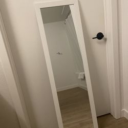 Full Length White Mirror