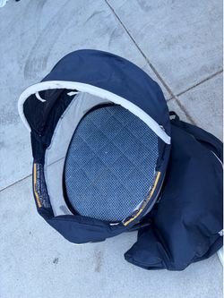 Portable baby bassinet canopy
