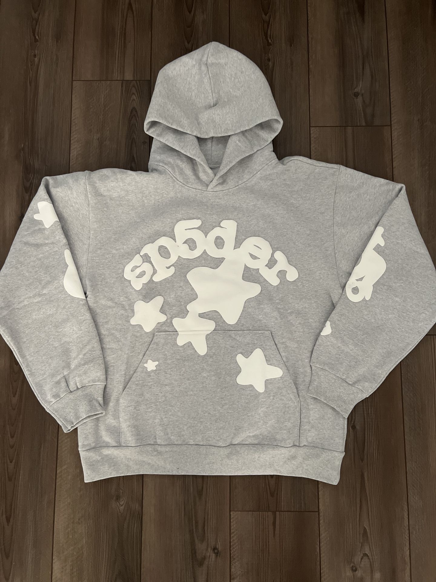 Grey Spider Hoodie 