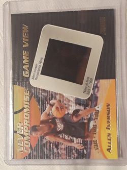 Allen Iverson Topps Stadium Club never compromise 56/100