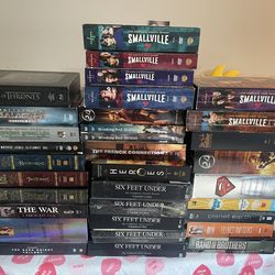 DVD box sets. $5 each