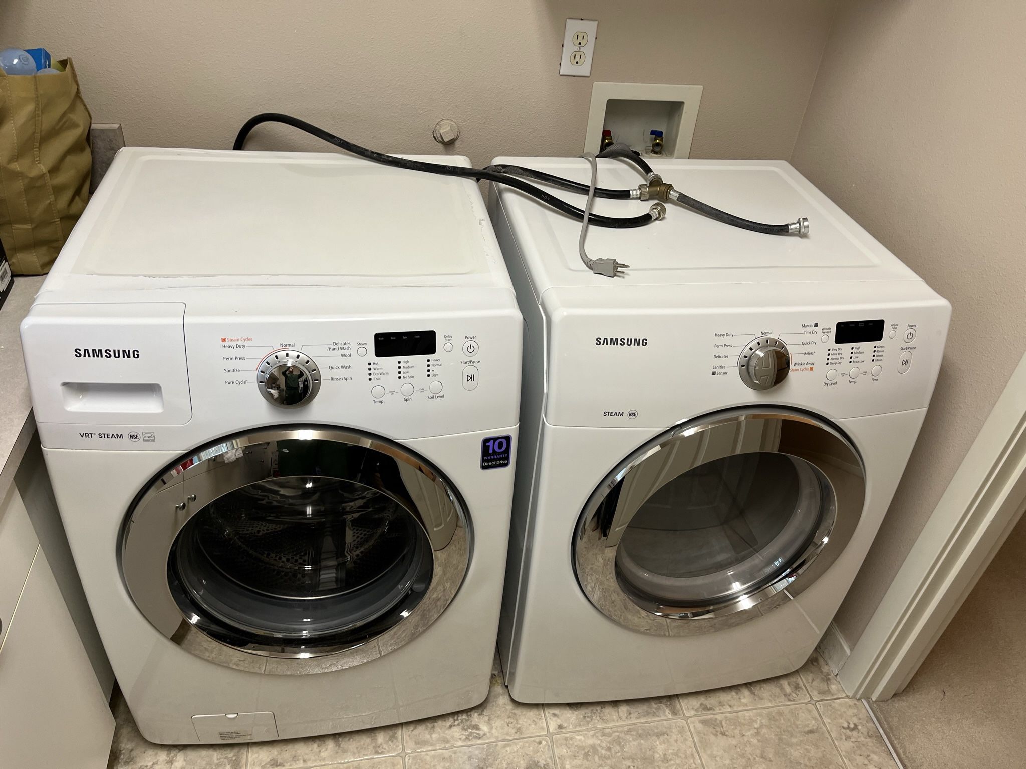 Samsung Washer & Dryer VRT Steam
