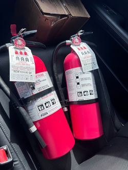 2 Kidde ABC Fire Extinguishers – Professionally Serviced – 5 lb
