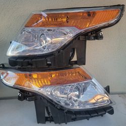 11-15 Ford Explorer Projector Headlights Luces Calaveras Micas Faros Focos Faroles 