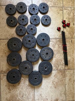 Adjustable dumbbell set