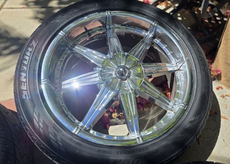 22x9.5 Wheels Silverado