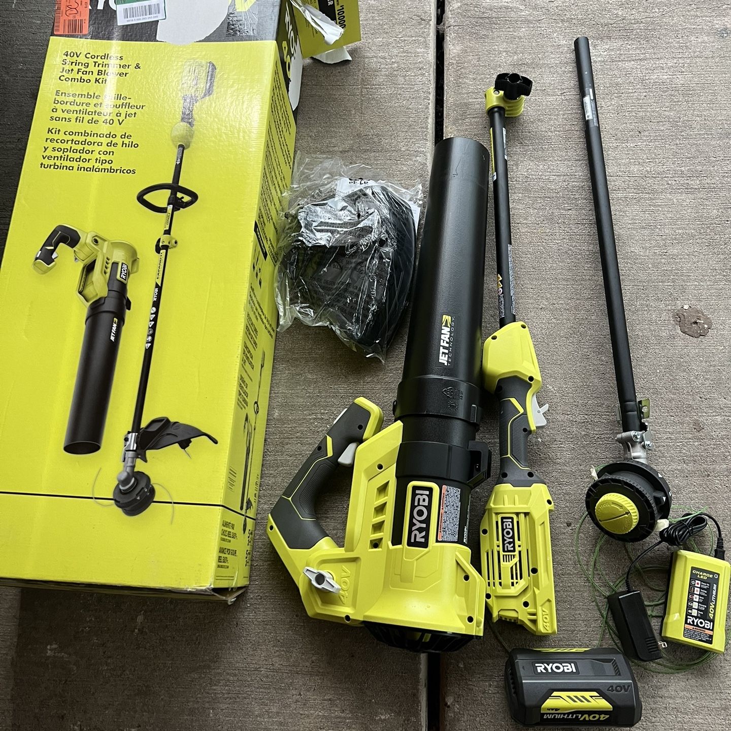 HOT Leaf Blower Combo Home Depot 40 Volt Weed Eater Leaf