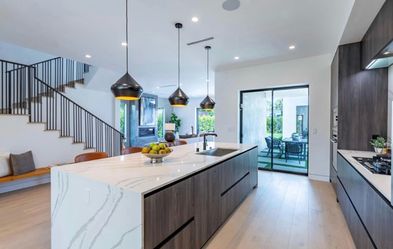 Stylish new kitchen cabinets