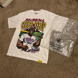 Graphic tee cough syrup