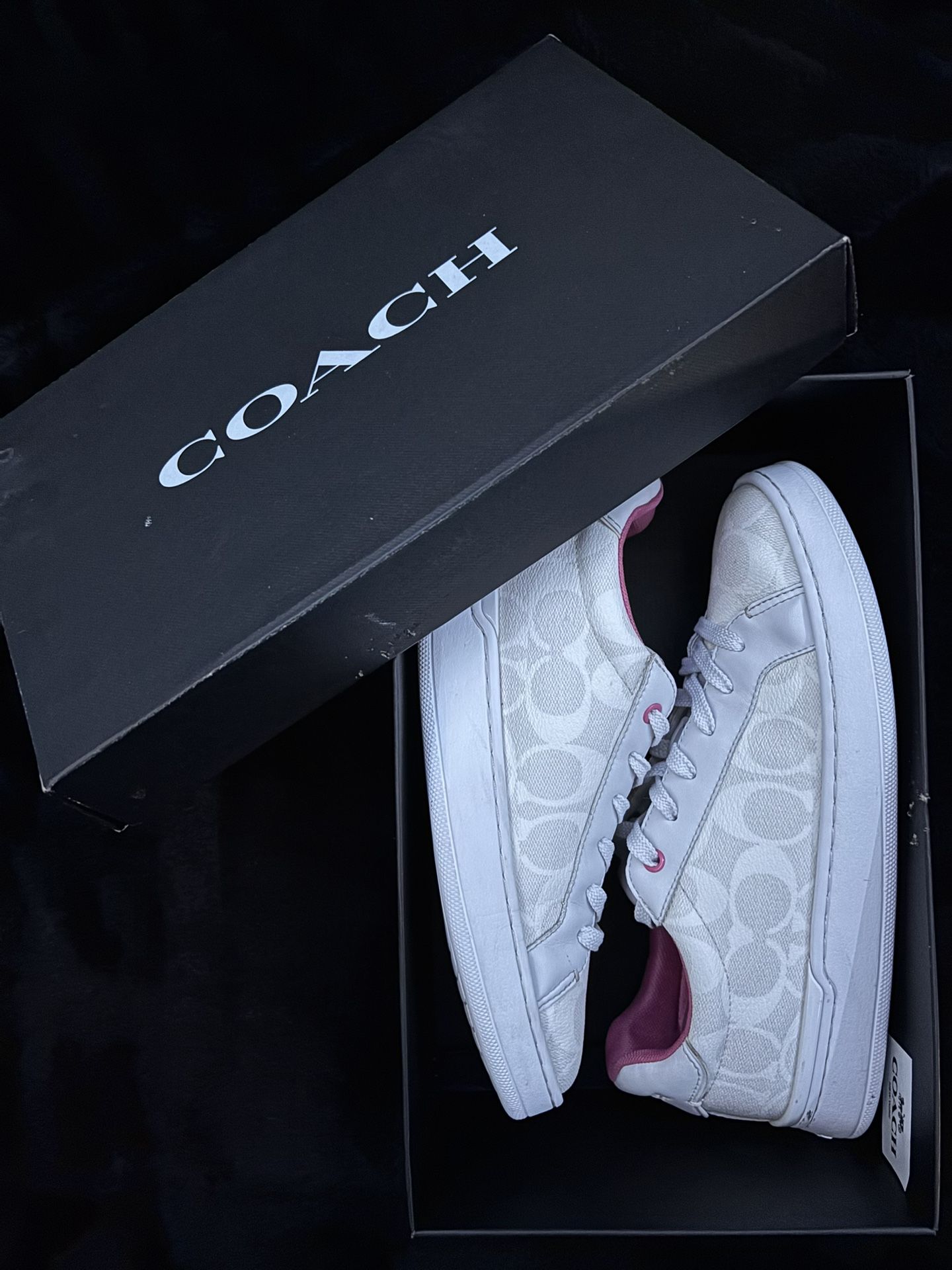 Coach Shoes White And Pink