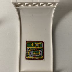 Lego Vintage Panel 6x6x9 curved top Shuttle Map Schedule 6399 Airport 1990 Rare