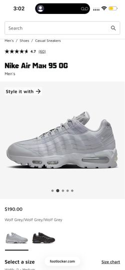 Size 11 Air Max 95