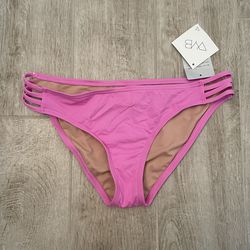 Nordstrom VYB Strappy Side Pink Bikini Bottom, M