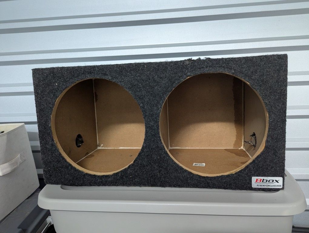 Bbox Atrend Enclosures 12" Dual Subwoofer Box 