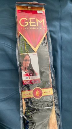100% human hair 20” Black