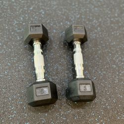 Hex Dumbells 5lbs
