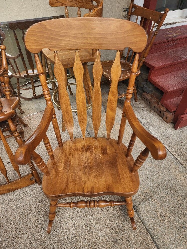 X-Large Old Ethan Allen Rocking Chair