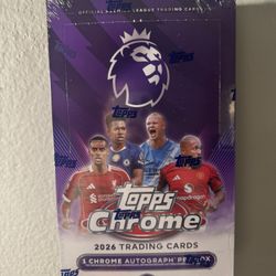 Topps Chrome Premier League Hobby Box