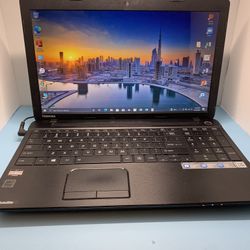 ..TOSHIBA SATÉLITE . .C55D-A….250 GB GB…..8.0 RAM . READY FOR CLASSES ON LINE OR WORK FROM HOME