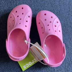 Pink Crocs Size Juniors J3