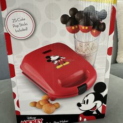 Mickey Mouse Cake Pop Maker, New!