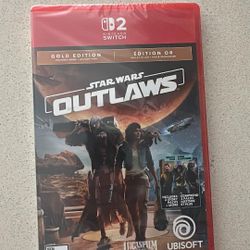 Star Wars Outlaws Gold Edition Nintendo Switch 2 New 