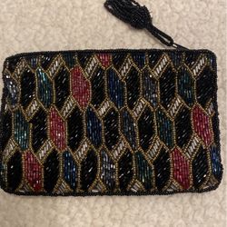Vintage Bechamel Beaded Pouch 