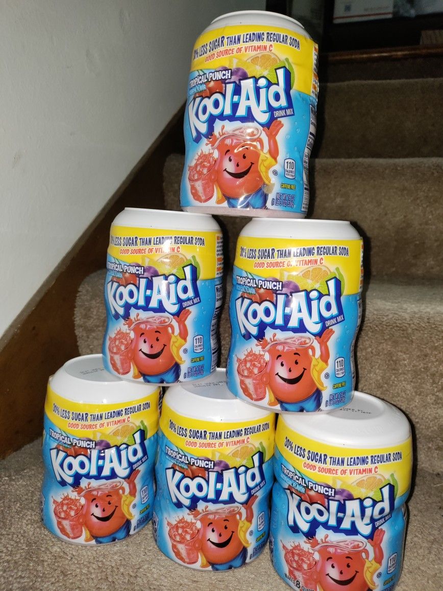 6) Koolaid Tropical Punch Flavor! Fresh