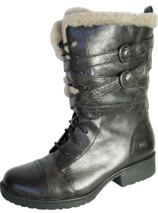 Born Shoes "Zuniga" Boots Fur Lined
