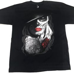 Black graphic tee. Limited stock — $25