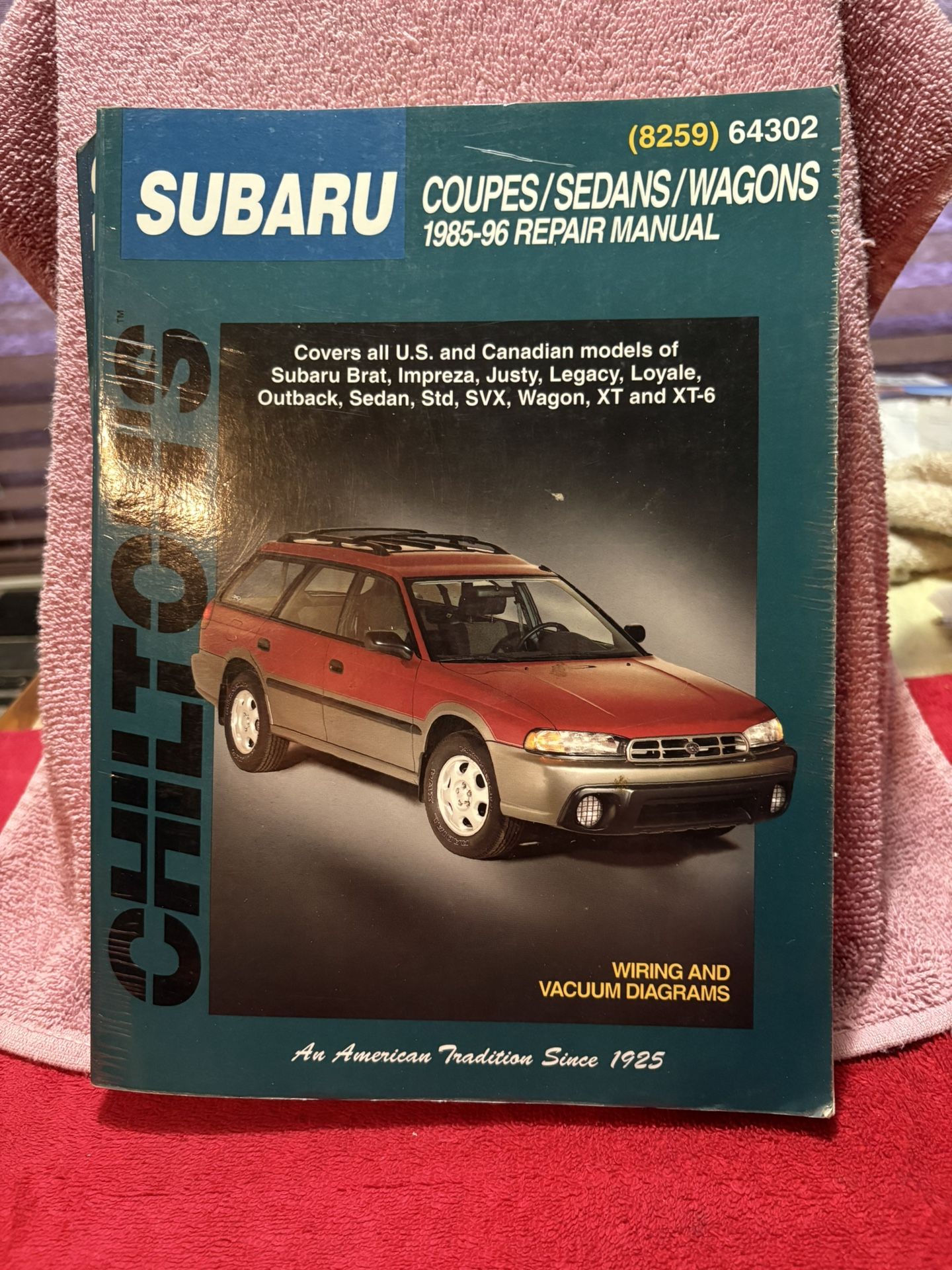 Subaru repair manual