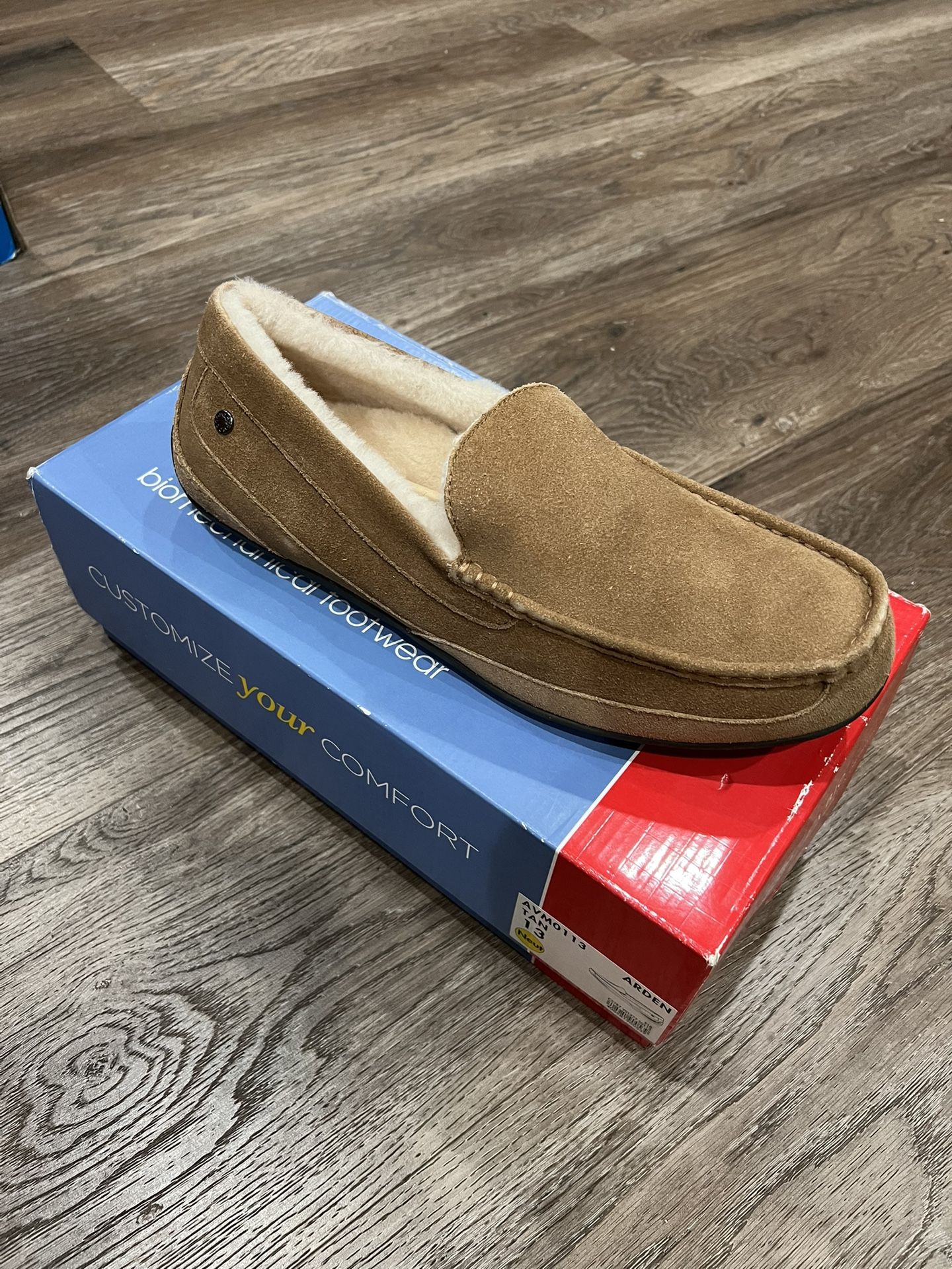 ABEO Tan biomechanical Footwear Suede Men's Shoes Slippers (13) - Main Image