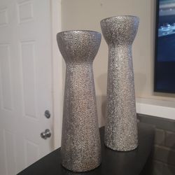 Silver Candle Holders