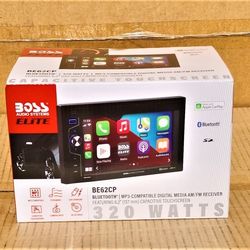 🚨 No Credit Needed 🚨 Boss BE62CP Car Stereo USB Apple Carplay Bluetooth Aux Am Fm Radio System 🚨 Payment Options Available 🚨 